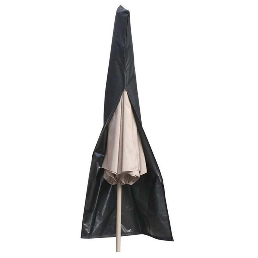 

Umbrella Waterproof Cover Parasol Dustproof Terrace Film Black Outdoor Accessory Durable Protection Rain Dust