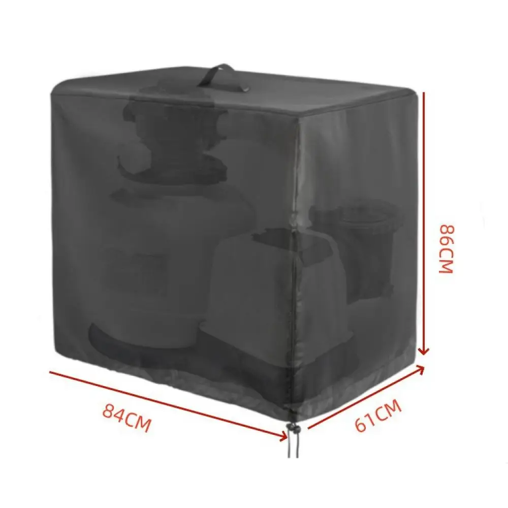 420D Pool Sand Filter Protective Cover Waterproof Dustproof Shield For Outdoor Swimming Filtration Tanks Storage