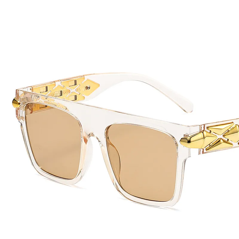 New Oversized Sunglasses Man Woman Fashion Luxury Vintage Square Sun Glasses For Female Brand Design UV400 Shades Eyewear image 6
