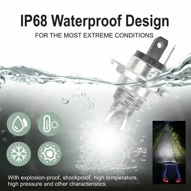 2 قطعة H8 H9 H1 H3 Led H11 9005 HB3 9006 HB4 سيارة CSP LED الضباب المصابيح الأمامية 6000K الأبيض السيارات الضباب مصباح يوم تشغيل ضوء