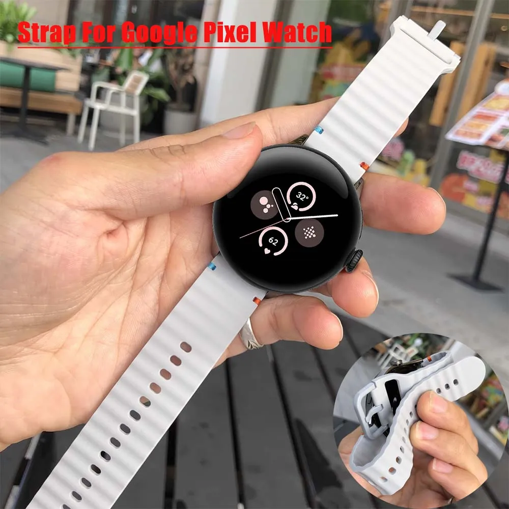 �y�Z�[�����z�M���I Google Pixel Watch 3 45mm�p�X�|�[�c�V���R���X�g���b�v�APixel 3 45�p�\�t�gTPU���X�g�o���h�A�ʋC���u���X���b�g�����p�A�N�Z�T���[