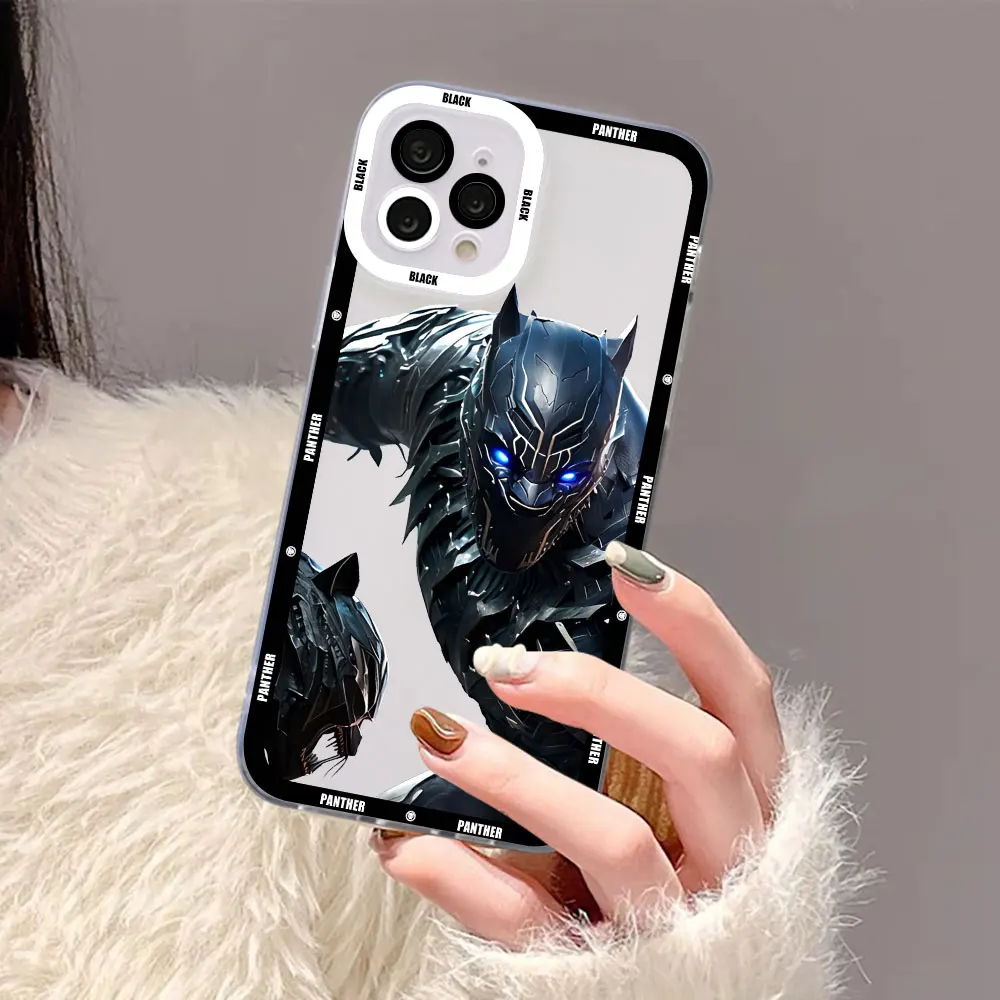 Marvel Hero Black Panther Cover For Realme 10 9 9I 8 8I 7 7I 6 5 C67 C55 C53 C35 C33 C31 C30 C21Y C21 C20 C15 C12 Pro Plus Case