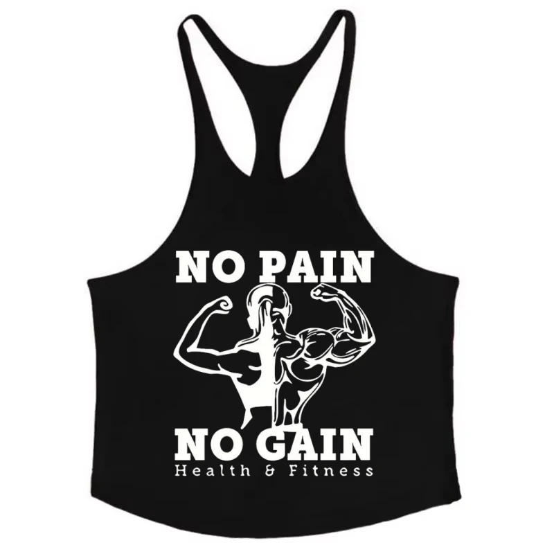 Débardeur à cordes en coton pour hommes, bretelles fines, entraînement, Fitness, vêtements de sport d'été sans manches