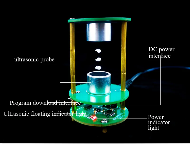 Ultraschall-Lichtschwebetechnik Stehwellen-Controller Elektronisches DIY-Lötset Montagekomponenten – Detail 4