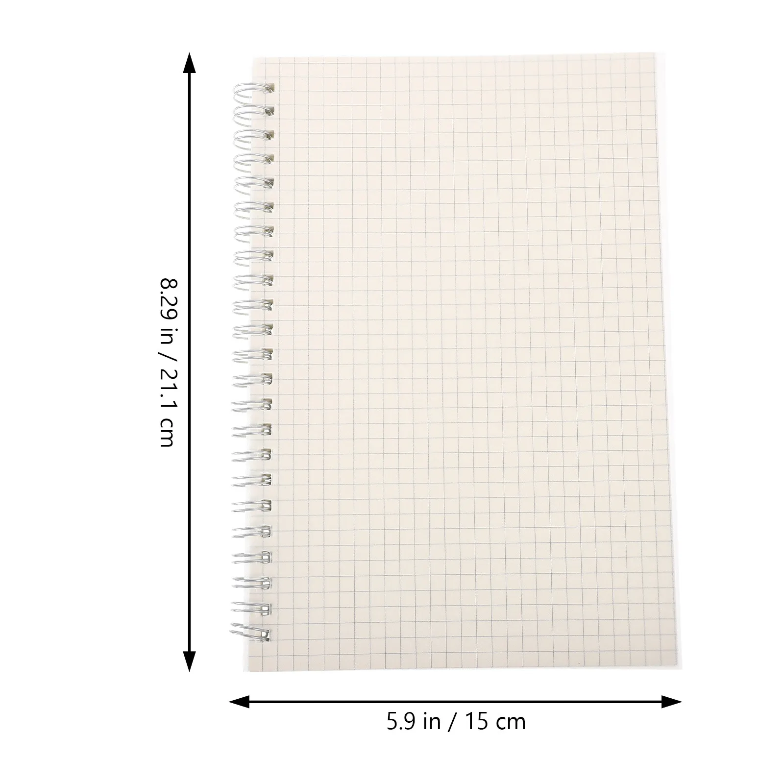 Spiral Grid Notebook Spiral Notepad Multi-Function Scheduling Daily Weekly Monthly Planner Notes Notebook for Students Office