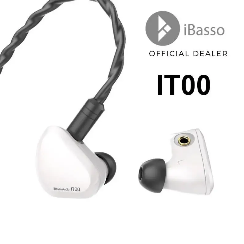 Original IBasso IT00 Earphone fever in-ear Headset dual-chamber it01 moving coil graphene 3.5mm Plug Earbuds