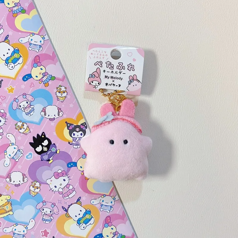 Sanrios น่ารักฮาโลวีน ghost my melody hello kitty cinnamoroll ตุ๊กตาพวงกุญแจ PomPomPurin Mini กระเป๋าอุปกรณ์เสริมของขวัญวันเกิด