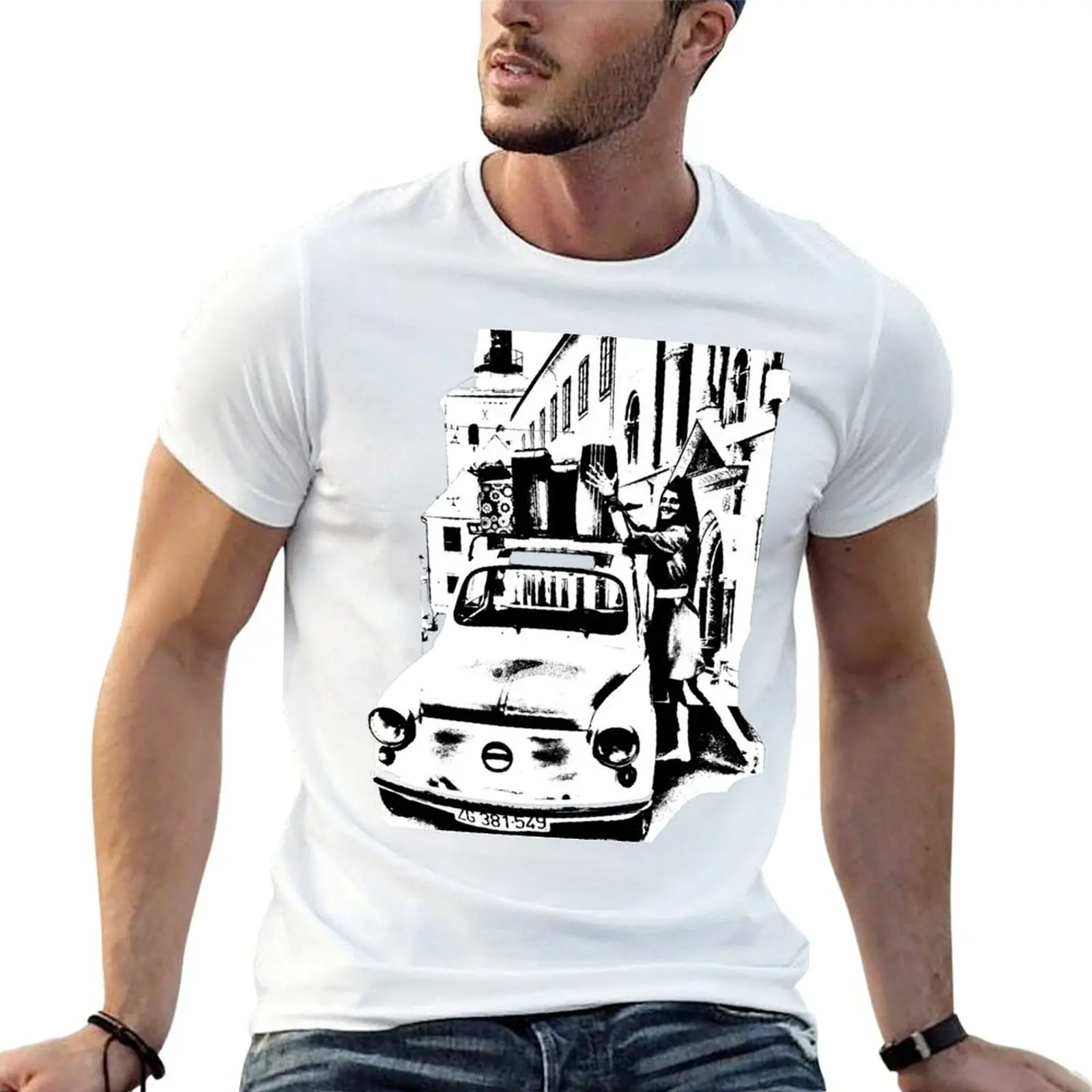 

80's Girl man Time T-Shirt Zastava - shirts t Back to It's - cotton Summer and the 750 100% Yugoslavian Fio