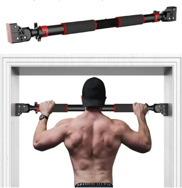 Wall mounted pull ups bar Multifunctional gymnastics horizontal bars,Telescopic rod door gym pull up bar