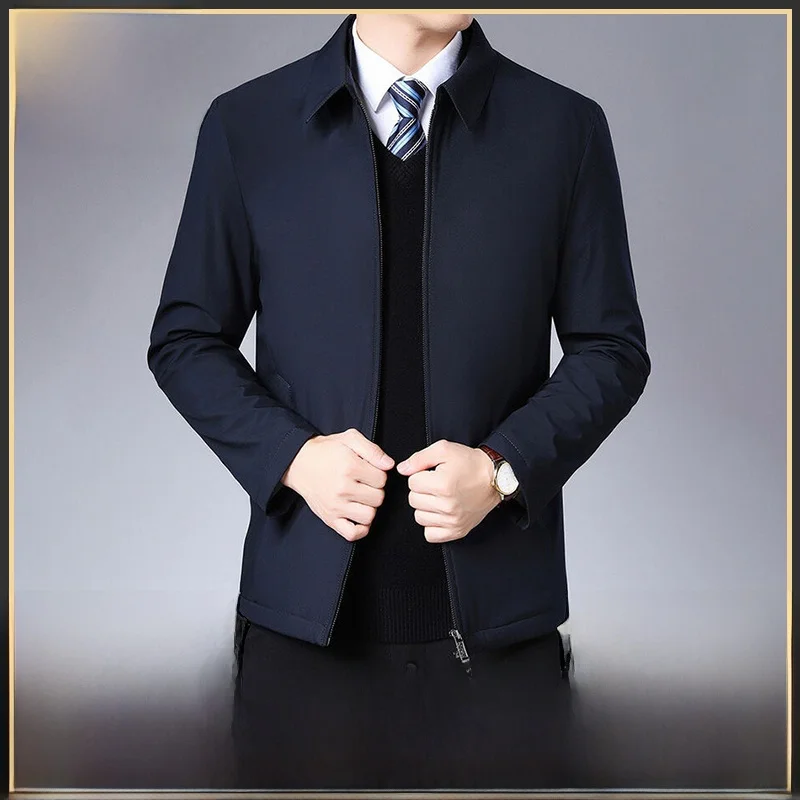 

Мужская повседневная куртка Pierre Cardin 2023 осень-зима, укороченная, однотонная, приталенного кроя
