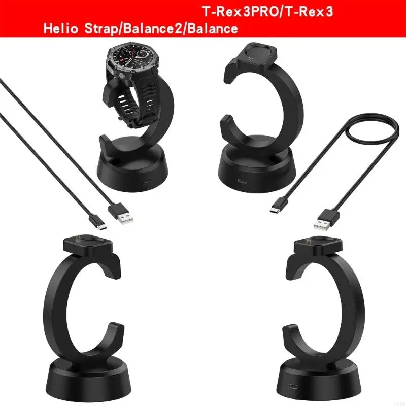 Universal Charging Dock Station For A2322 A2445 Smartwatch With Overcurrent Protective And ABS Construction 83CF