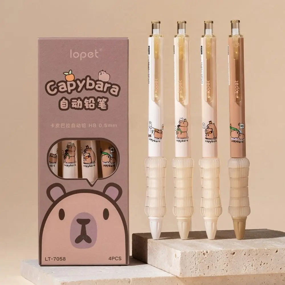 Briefpapier Kawaii Capybara Vulpotlood Esthetische pers Aandrijfpotlood 0,5 mm Schattig automatisch potlood Kantoorbenodigdheden