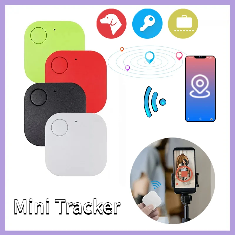 New Mini anti lost alarm wallet keyfinder smart tag Bluetooth-compatible tracer GPS locator keychain pet iTag tracker key finder