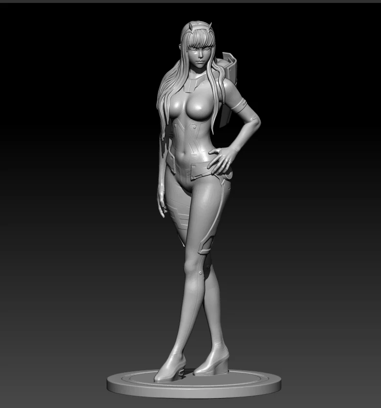 1/18 scale die cast resin doll model assembly kit sci-fi female soldier model 100mm needs to be assembled and unpainted