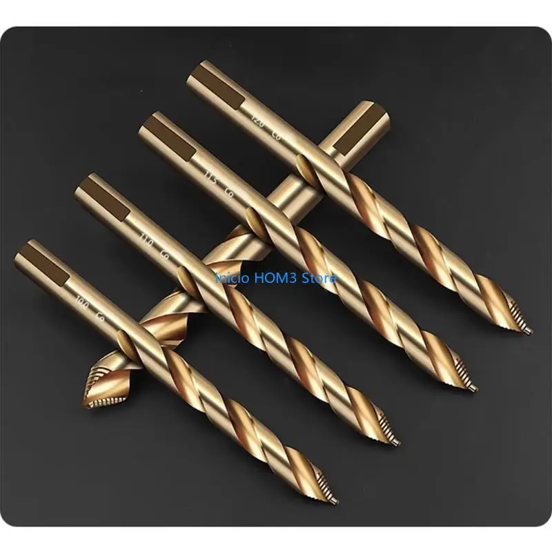 

A5YD 3-13 мм M35 BIT BIT BIT HSS Круглый закручивание из-за хвостовика бит для жесткого металла