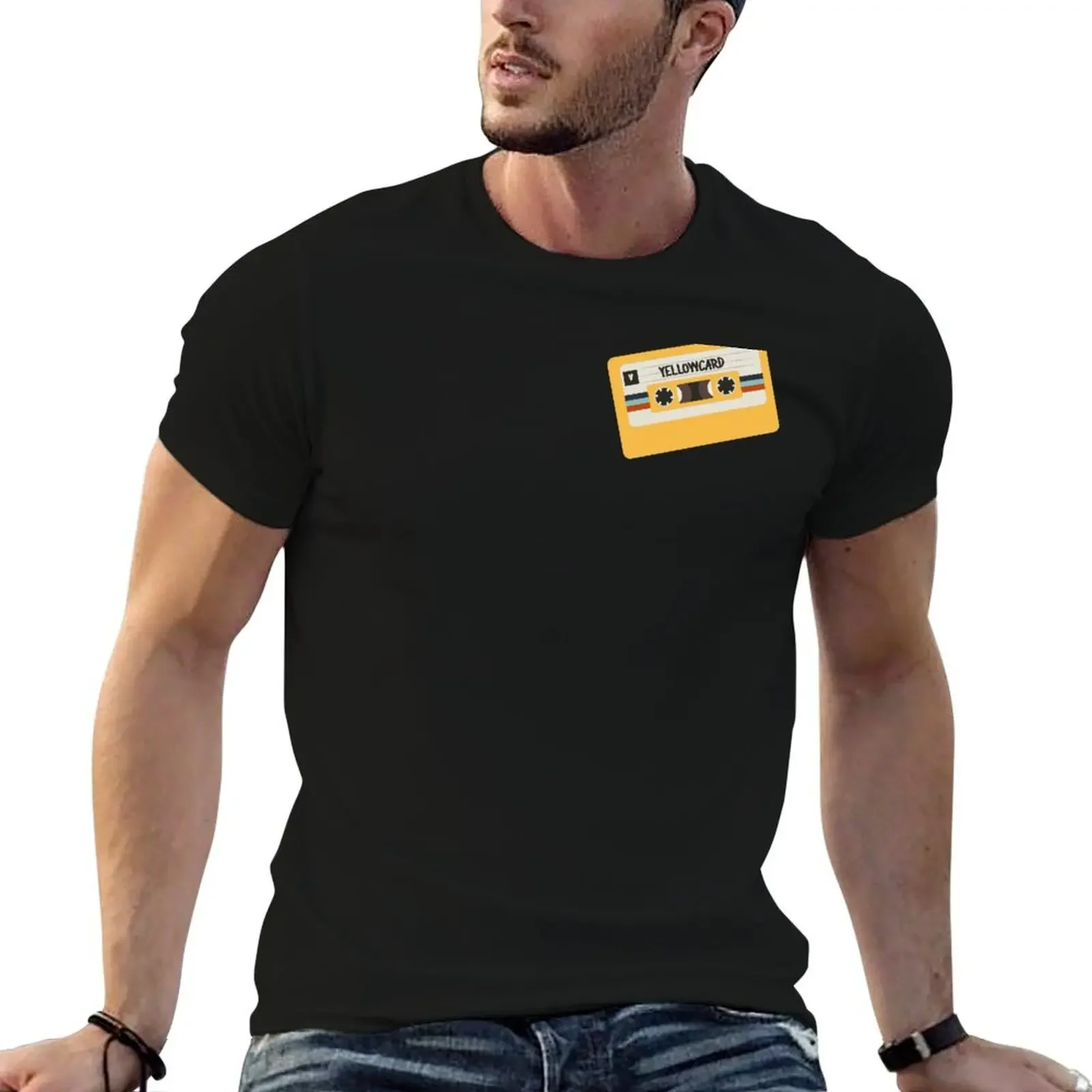 yellowcard T-Shirt vintage clothes summer clothes compression shirt men