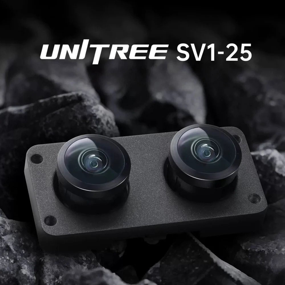 Woodgenio Unitree SV1-25 Binocular Stereo Camera Lens for Robot Visual Perception