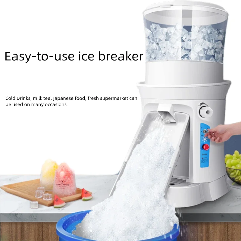 680KG/h Ice Shaver MLT-268 Ice Crushers ice-shaving machine 15L Large Capacity Commercial ice-shaving machine