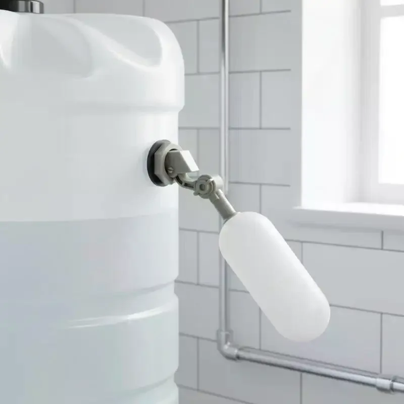 1pc Plastic Water Level Ball Valve DN15 1 2 inch Adjustable Float Valve for Automatic Hydroponics Reservoir Garden Water Tank