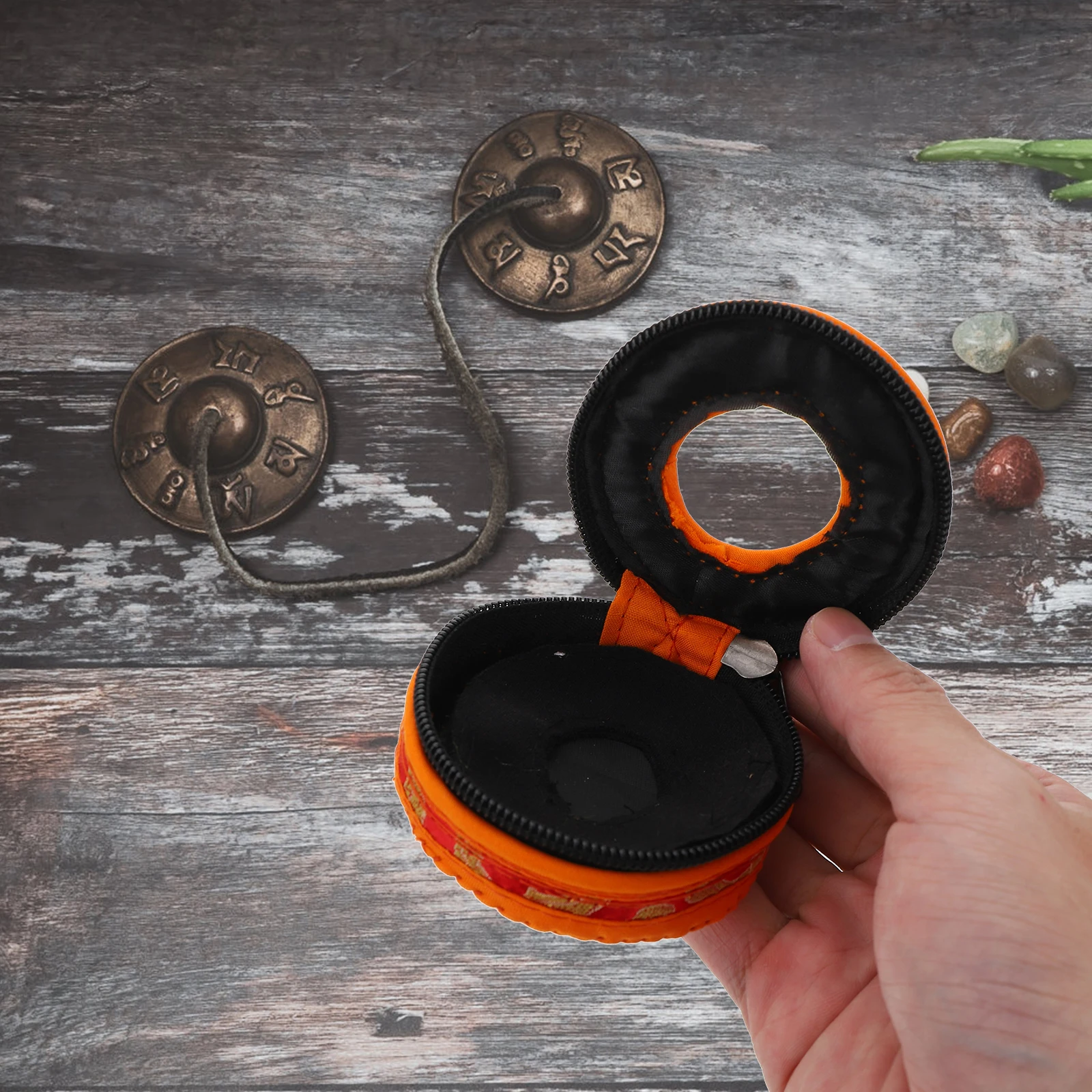 

Cotton Cloth Storage Bag For Meditation Bell, Handmade Nepal Style Pouch, Small Bell Case Protector, Tibetan Cymbal Holder