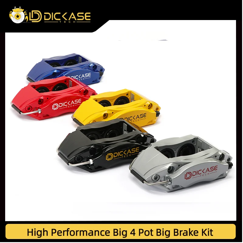 

Dicase Brake System 4 Big Piston Brake Caliper Aviation Aluminum Alloy Slotted and Drilled Disc for Toyota Prius 2013