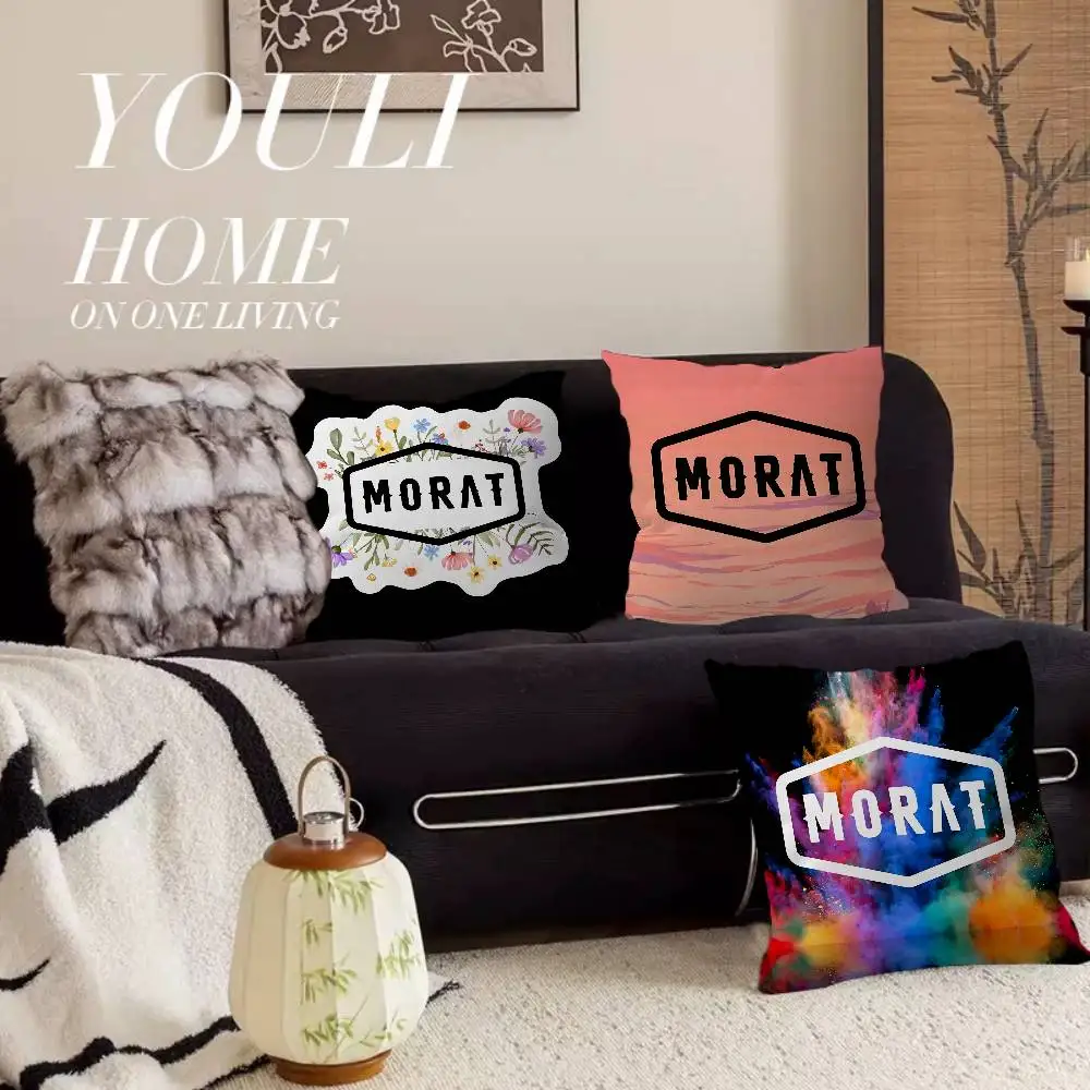 M-Morat Band Cushion Cover Pillowcase Upholstery Sofa Throw Pillow Home Decor Pillowcas