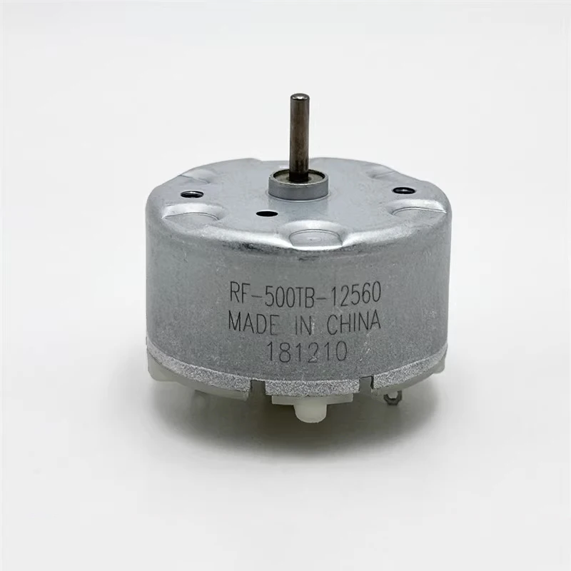 RF-500TB-12560 DC 3V-12V 5500RPM Mini 32mm Diameter Round Spindle Motor DIY Fragrance Machine Alarm Light Engine