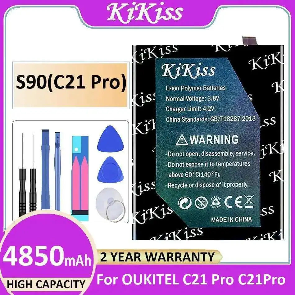

4850Mah Reliable Power Supply Mobile Phone Battery For Oukitel C21 Pro C21pro S90