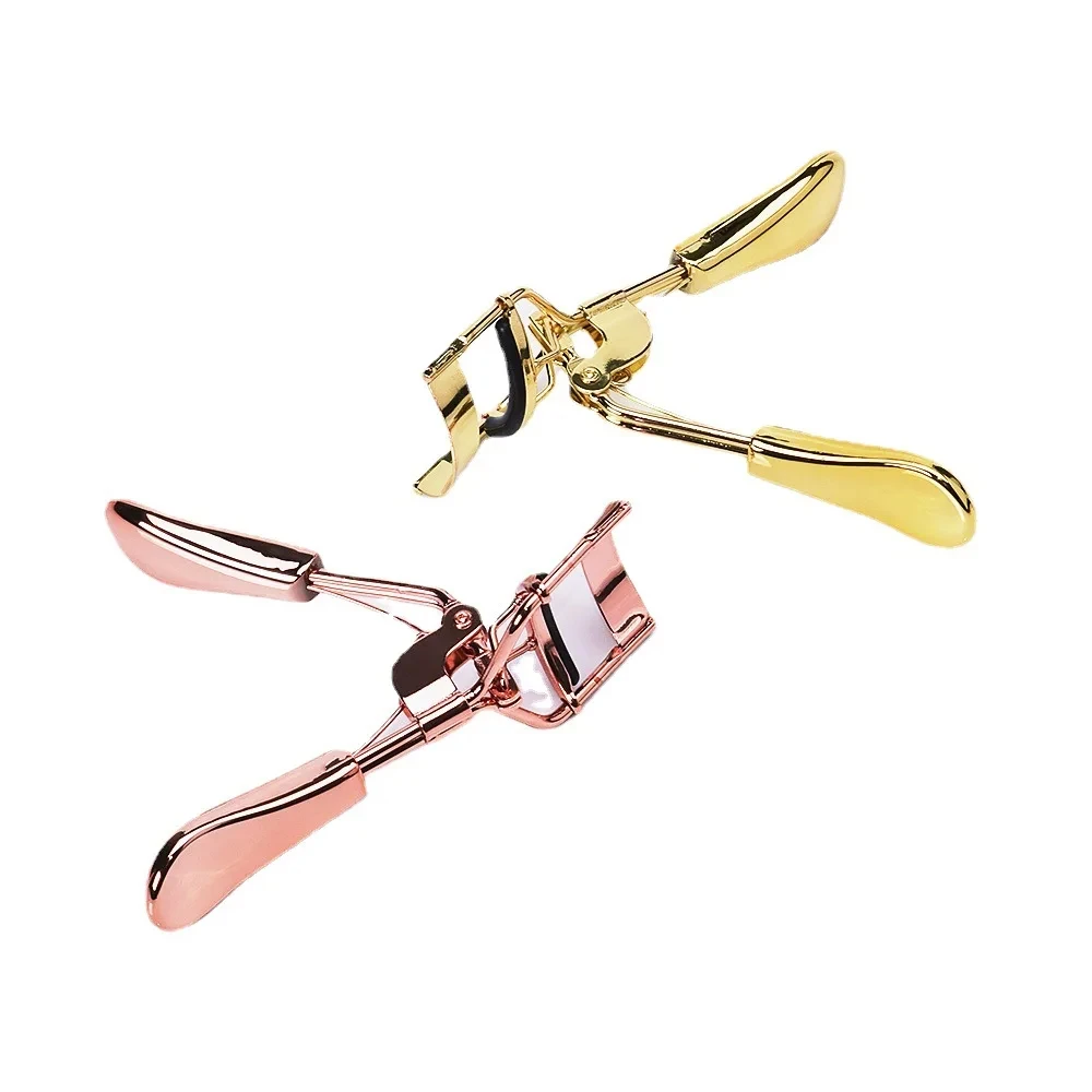 20 pz Logo Personalizzato Piegaciglia Brillante Bellezza Mini Piegaciglia Strumenti Falso Professionale Durevole Curling E Modellazione