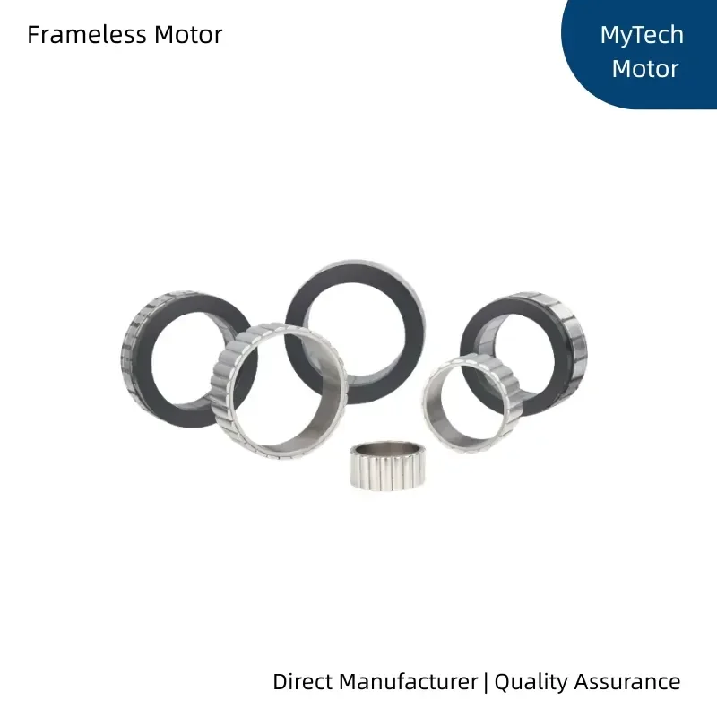 High Torque Density Permanent Magnet Custom Inner Rotor Frameless Motor | Segmented Stator Design Low Temperature Rise IE3