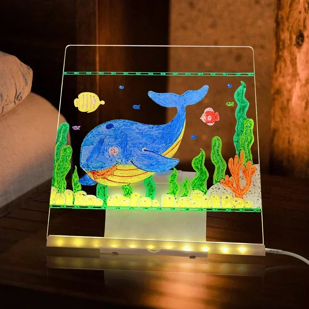 Multifunctional Night Light: Allows Children to Grow Happily Through Drawing for Asian