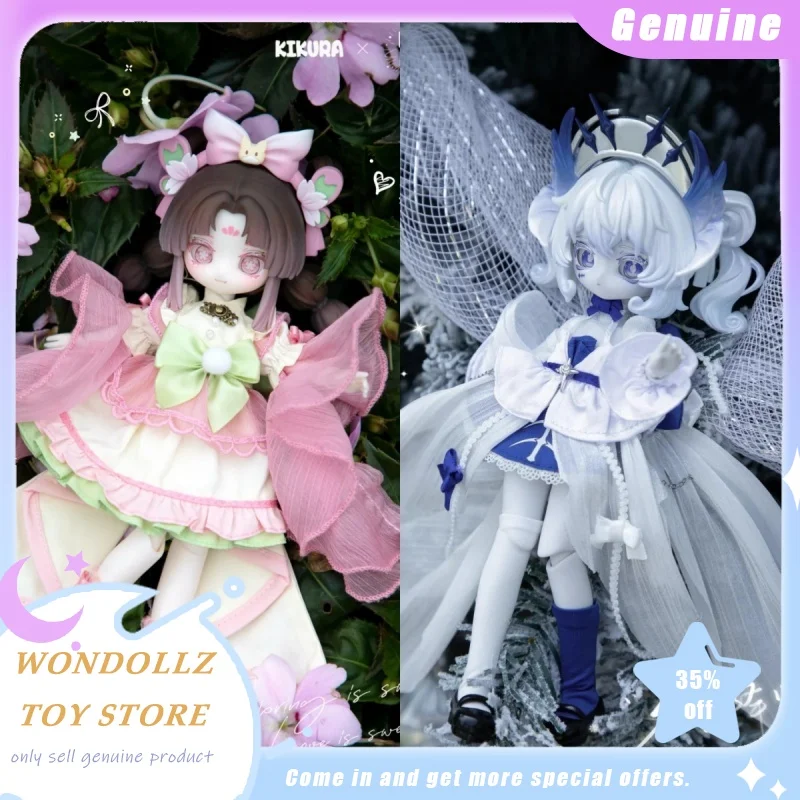 

New 1/12 Bjd Kikura Solar Term Therapy Series Blind Box Kawaii Cute Girl Action Figure Ornament Collection Model Girls Kids Gift