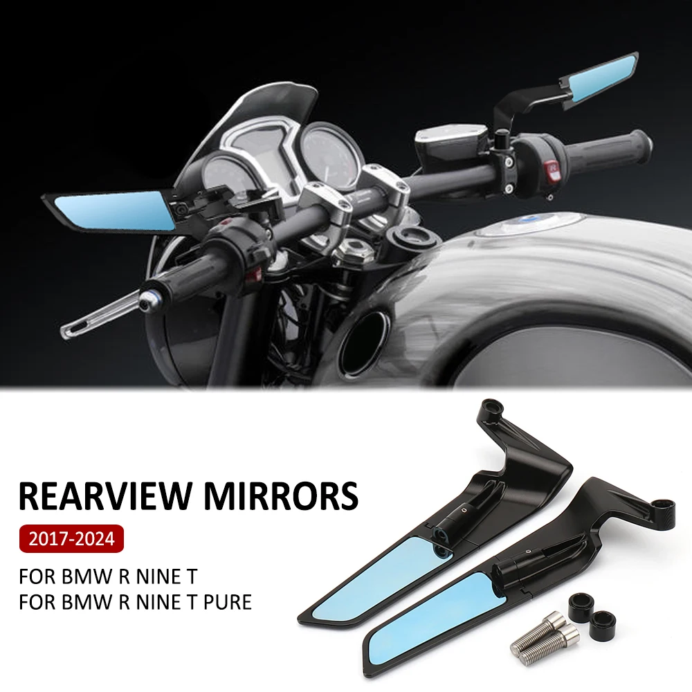 

Motorcycle Rearview Rear View Mirrors Glass Back Side Mirror Kit For BMW RnineT R NINE T R NineT Pure 2017-2024 2023 2022 2021