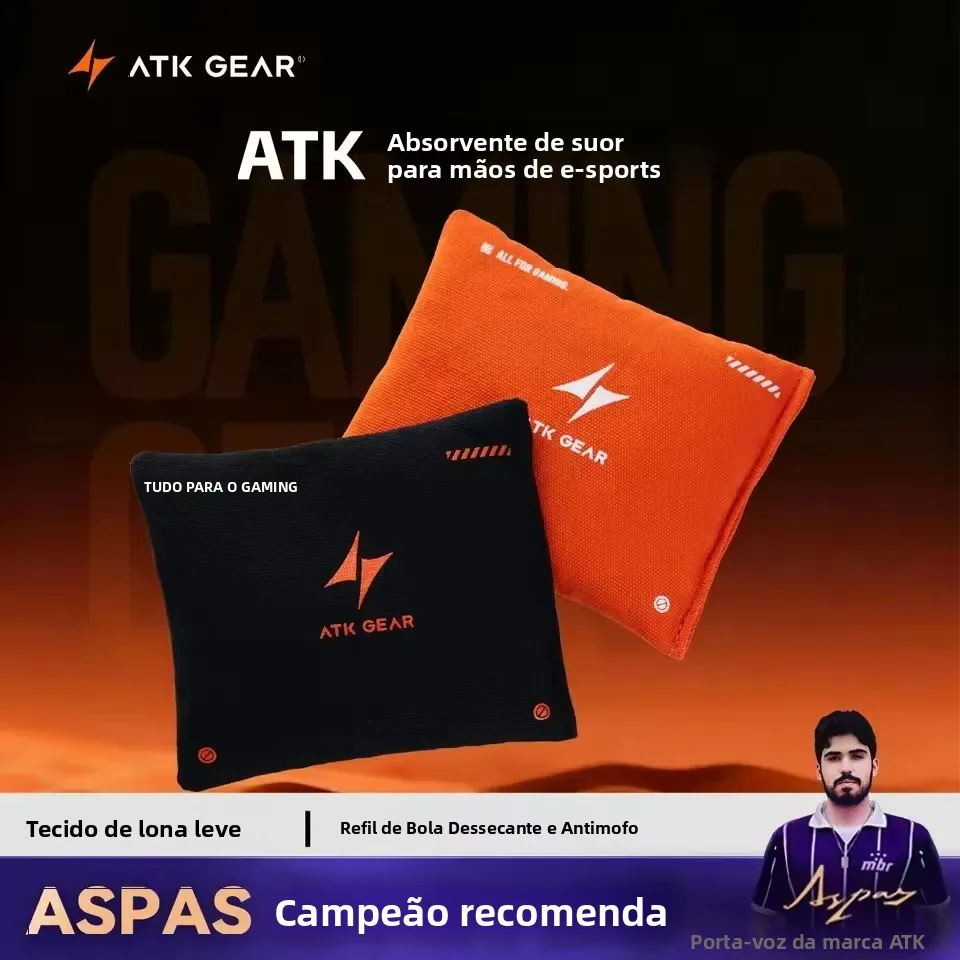 Packs de Absorção de Suor ATK E-sports, Antiderrapantes e Limpos para Jogos FPS, Acessórios para Gamers VALORANT CS:GO