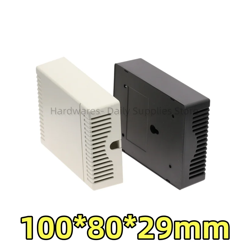 Boîte de jonction de fil 100x80x29mm, 1 pièce, boîtier en plastique, circuit imprimé, projet électronique
