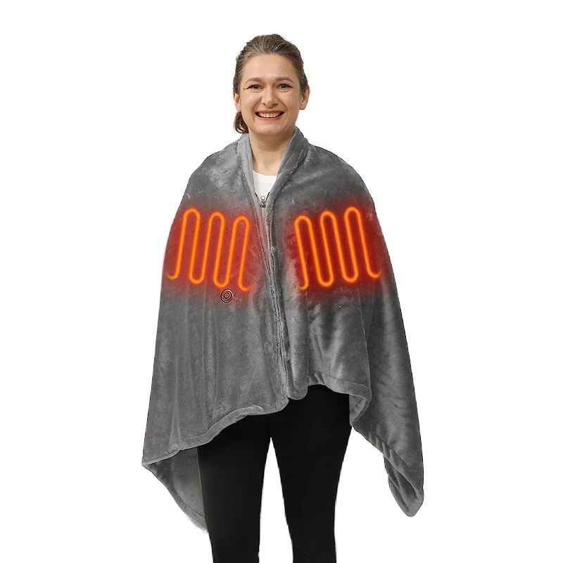 Portable Wearable USB Electric Blankets for Winter Three-speed Temperature Control Electric Heating Blanket
