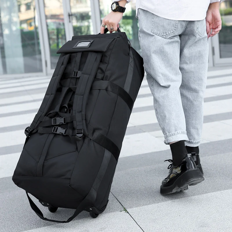 Foldable Traveling Wheeled Bags Unisex Universal Travel Bag With Wheel Large Capacity High Quality Luggage Storage Handbag