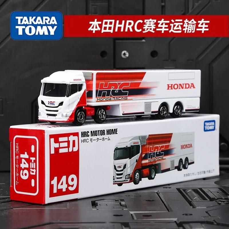 

TAKARA TOMY/TOMY Dromica Long Style No.149 Honda HRC Racing Car Transporter Alloy Toy Car Exquisite Gift for Boys
