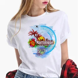 Martinique t-shirts women streetwear anime Y2K top girl graphic designer Japanese clothes