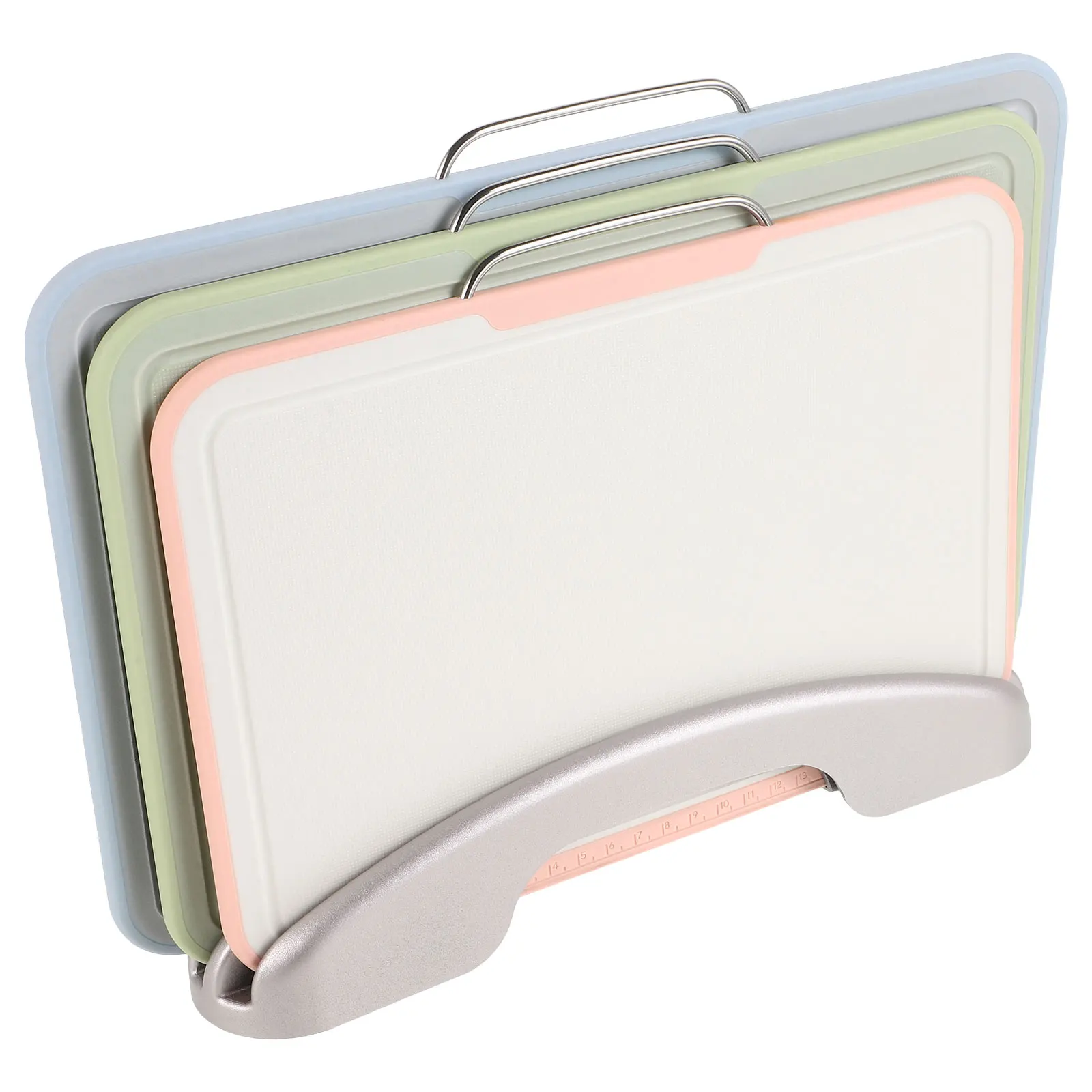 

Cutting Board Set Kitchen Storage Non Slip Chopping Fruit Meat Large Pink Vegetable Mat Baby Food Prep