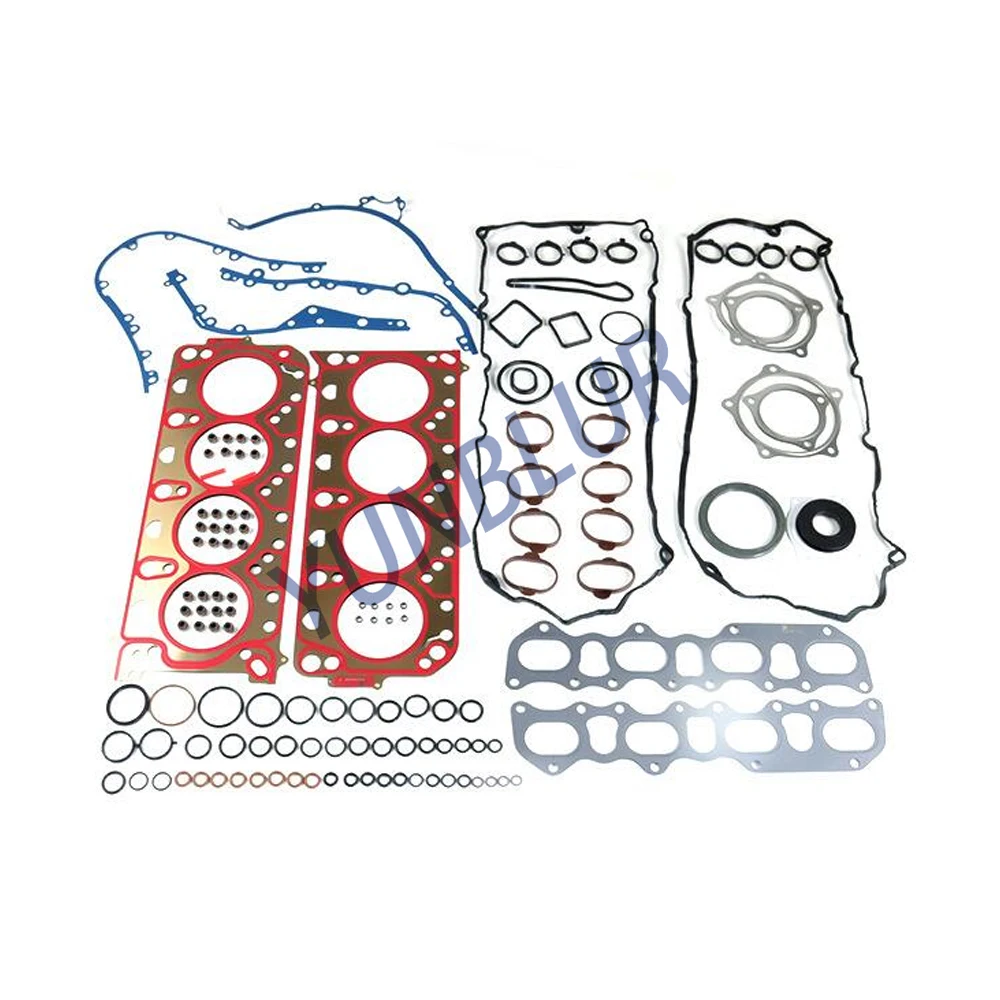 أجزاء المحرك مجموعة حشية كاملة تناسب 4.8 لتر V8 غاز M48 لـ 13-18 بورش كايين 92A 9PA PANAMERA 970 #2
