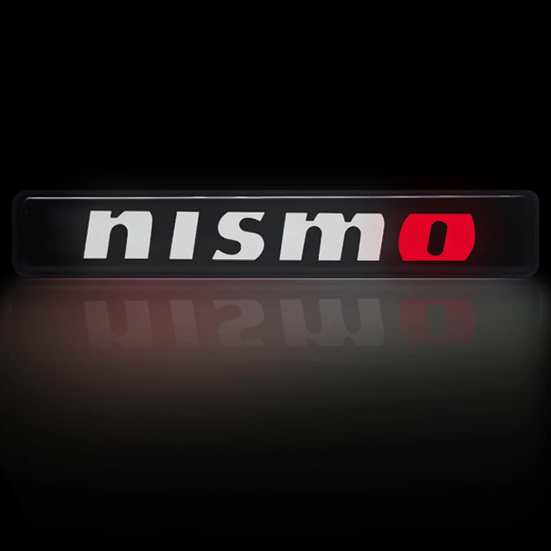 Car Front Hood Grille Emblem LED Light Grill Decorative Lights For Nissan Nismo Qashqai Teana X Trail T32 T31 Tiida Juke