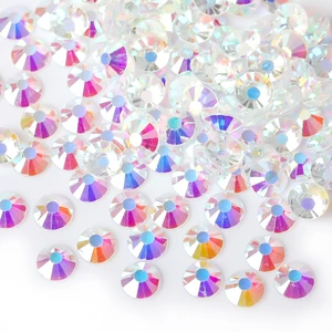 سوبر بريق كريستال AB Rhinestones ، ملابس نسيج حجر الراين المسطحة ، غير الإصلاح الساخن ، فن الأظافر ، الزخارف ، F0175 ، SS3-SS50 أفضل 10 أحجار مبيعا لتزيين النعال - No7