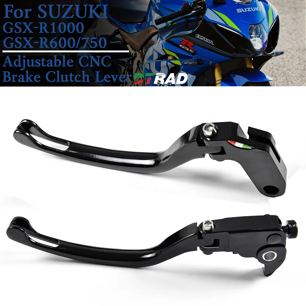 

New For SUZUKI GSX-R600/750 2006+ GSX-R1000 2009-2025 CNC Adjustable Brake Clutch Lever Racing Folding Handle Motorcycle parts
