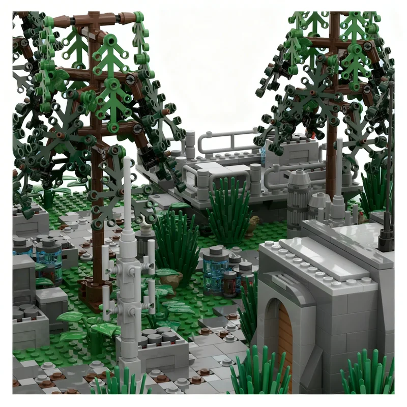 2657pcs MOC Endor Forest Base Star Battle Ultimate Collector Series Model Toys Building Blocks Construction Christmas Gift 3D