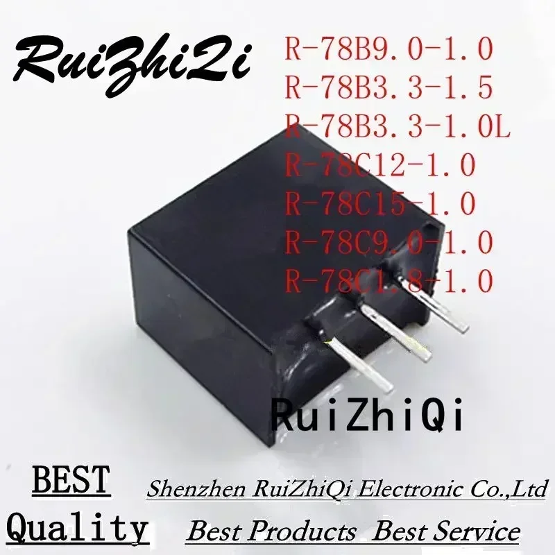 10PCS/LOT R-78B9.0-1.0 R-78B3.3-1.5 R-78B3.3-1.0L R-78C12-1.0 R-78C15-1.0 R-78C9.0-1.0 R-78C1.8-1.0