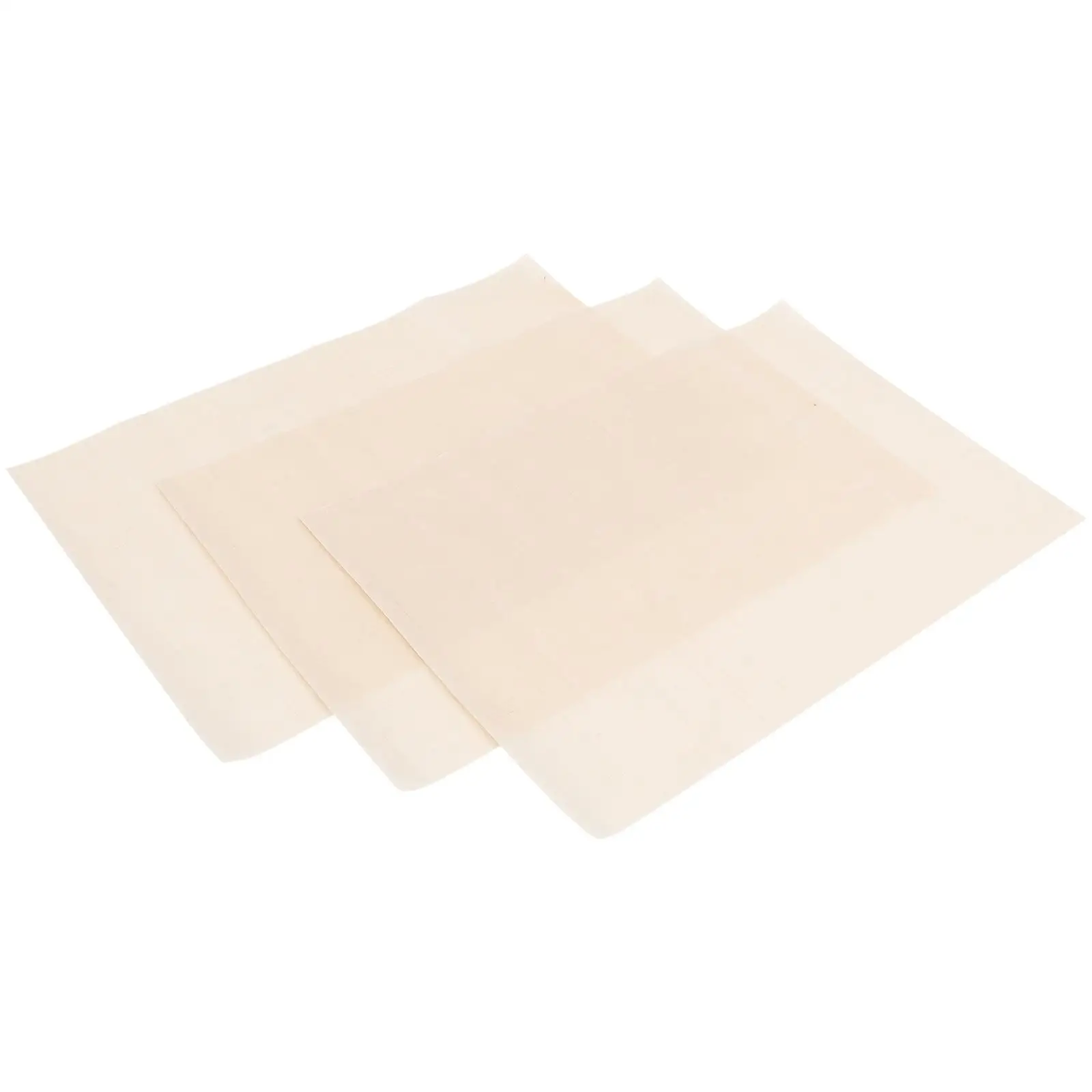 

3 Pcs 40x60cm Reusable Baking Sheets Non Stick Oven Liner Heat Resistant Brown Washable Baking Pan Covers Kitchen Tools