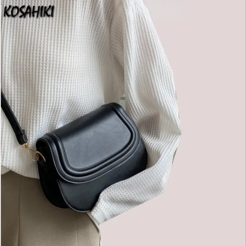 Simple All Amtch Ins Mini Handbags Women Elegant Y2k Aesthetic Sweet Crossbody Bags Vintage Fashion Casual Shoulder  Female