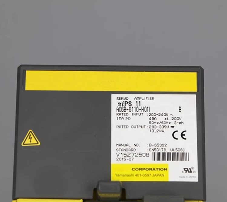 Used A06B-6110-H011 For FANUC A06B-6110-H011 Servo Drive Servo Amplifier