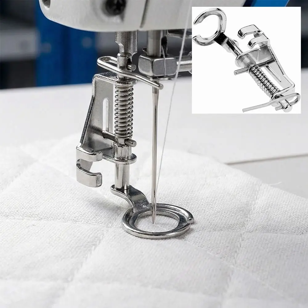 

Металлическая универсальная лапка свободного хода для швейных машин с открытым/закрытым концом, для ремонта, с низким креплением